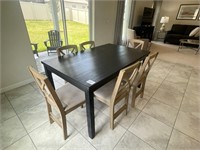 7PC DINING TABLE & CHAIRS