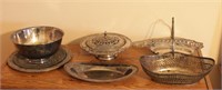 7 Silver Plate Dishes