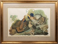 John James Audubon ( US 1785-1851) "Ruffed Grouse"