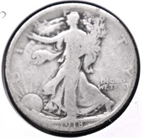 1918 WALKING HALF DOLLAR G