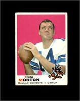 1969 Topps #235 Craig Morton VG to VG-EX+