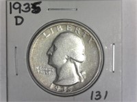 1935-D Washington Quarter