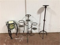 Large Floor Candle Holders