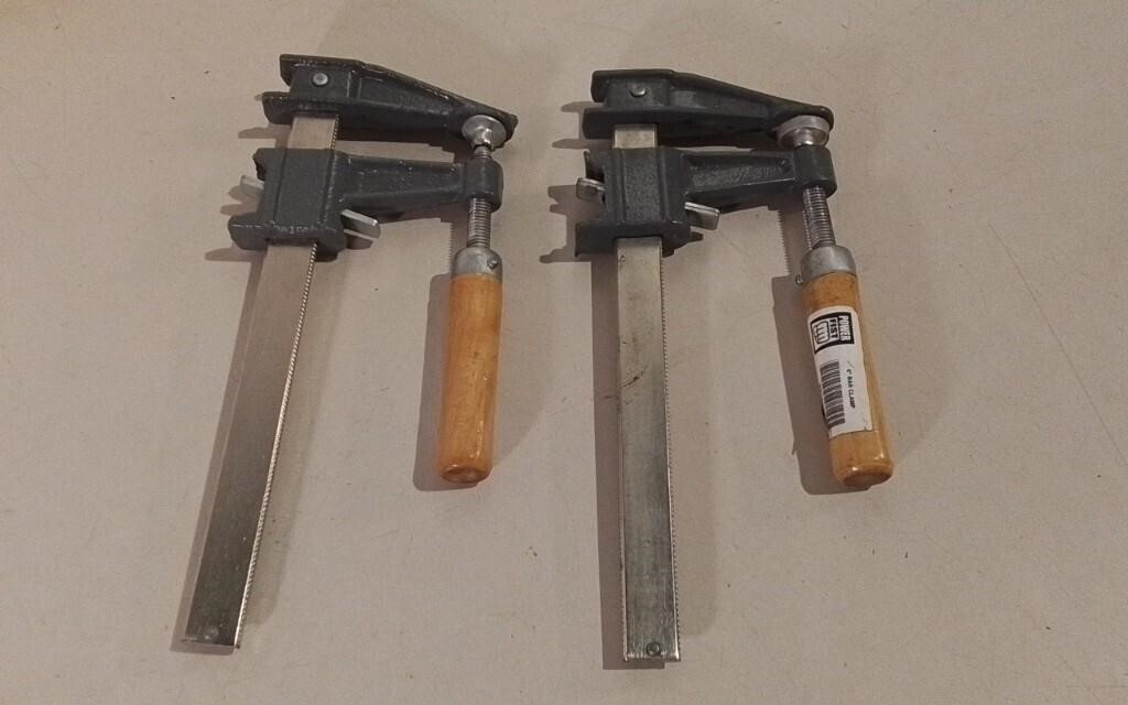 Two 6" Bar Clamps