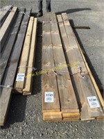 e bundle of pine boards 136"