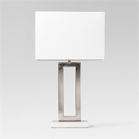 Weston Window Pane Table Lamp Silver $50