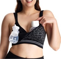 New Momcozy 4-in-1 Pumping Bra Hands Free, Fixed