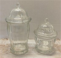 GLASS CANISTERS - 2