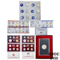 1971-2005 US Silver Proof Sets and Dollars [50