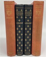 2 Antique Lady Jackson 2-Vol Book Sets