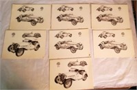 MG 1954TF Blank Cards 6"