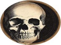 Boneyard Skull Round Plates 9", 360 Ct.
