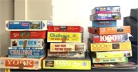 Large variety of jigsaw puzzles