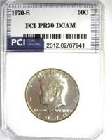 1970-S Kennedy PR70 DCAM LISTS $425 IN 69DC