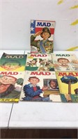 Early 70’s Mad magazines including General Patton