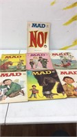 7 Mad magazines from 66-71 including NO issue