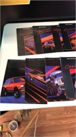 1985 Chevy brochures- all makes and models-great