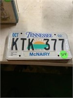 ASSORTED LICENSE PLATES