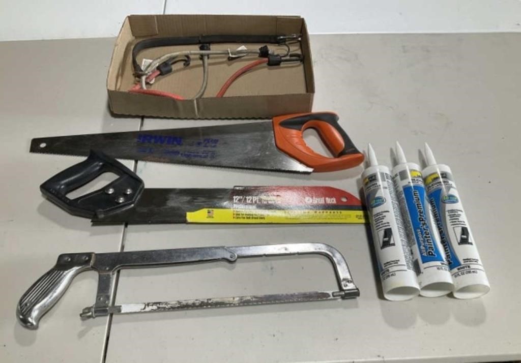 Hand Saws, Hack Saw, Caulk