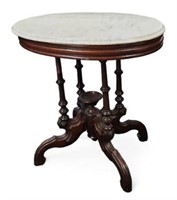 Victorian Marble Top Table.