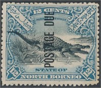 NORTH BORNEO #J6 MINT FINE H