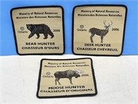Ontario Hunter Crests for 2006 - Deer, Moose Bear