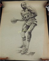 Vintage Nate Thurmond Cleveland Cavaliers Print