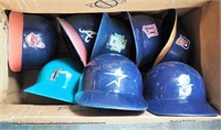 8 Pieces Lot 1980's M L B Assorted Helmets