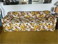 Vintage/Retro Upholstered Three Seat Sofa/Couch