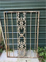 Architectural Salvage Large Metal Ornate Panel