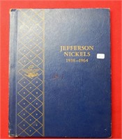 1938-1964 Jefferson Nickels in Whitman Album