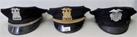Three USA Police hats