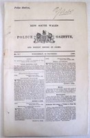 Five Victoria Police Gazettes 1888 with