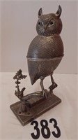 VINTAGE FRED ZIMBALIST OWL W/ THORENS MUSIC BOX /