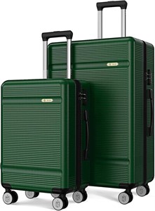 Zitahli Luggage Set  20/28in  Dark Green
