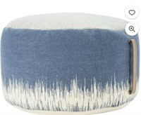 Mina 20" Victory Life Styles Stonewash Drum Pouf