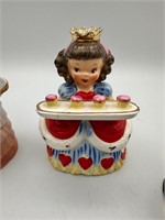 1956 Napco Queen of Hearts and Other Porcelain