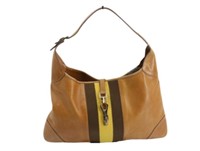 Gucci Kandensky Leather Sherry Line Handbag