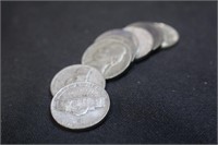 Lot of 8 Silver War Nickels