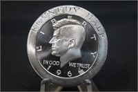 1oz .999 Pure Silver Kennedy Coin