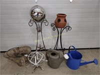 (7)Milk Pale, Yard Decor, Watering Cans