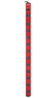 4ft PRIME Aluminum Contractor Power Strip, Red