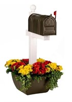 $160- SnapPot Mailbox Planter Box - Resin Planter