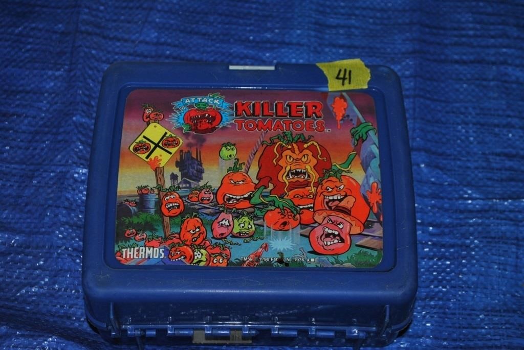 plastic Attack of the Killer Tomatoes lunchbox