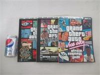 3 Livres GRAND THEFT   AUTO dont OFFICIAL