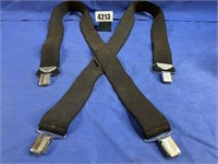 HD Suspenders w/Heavy Duty Clips & Length Adj