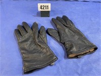 Ladies Med. Leather Gloves w/Cashmere Lining,
