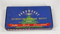 ANTIQUE PARAMOUNT MAZDA CHRISTMAS LIGHT SET W/ BOX