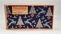 ANTIQUE RELIANCE MAZDA CHRISTMAS LIGHT SET