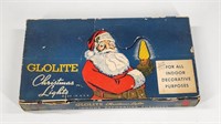 VINTAGE GLOLITE CHRISTMAS LIGHT SET W/ BOX